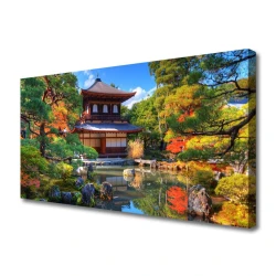 tulup.si Slika na platnu Landscape vrt japonska 120x60 cm