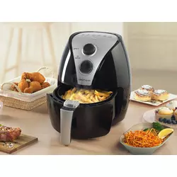 Crna Air Fryer friteza bez ulja