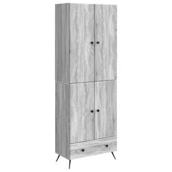 Set ormara 2 pcs Siva Sonoma Konstruirano drvo