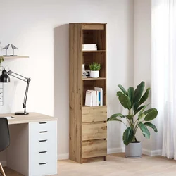 Visoka ploča Artisan hrast 37,5x35x180 cm izrađeno drvo