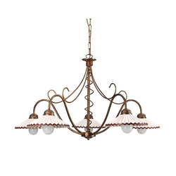 ONLI - Luster na lancu ROSINA 5xE14/6W/230V
