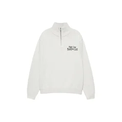 Pull&Bear Pulover svetlo siva/črna