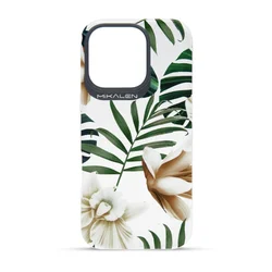 Futrola Mikalen Blooming Flowers za Iphone 16 Pro DZ3, Bela