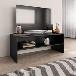 TV ormarić crni 100 x 40 x 40 cm konstruirano drvo
