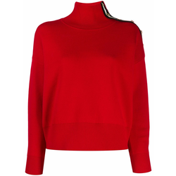 Sandro Paris - stripe detail jumper - women - Red