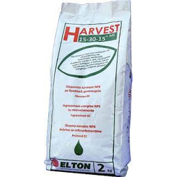 Elton Mešano NPK đubrivo Harvest 15-30-15 +ME, Vodotopivo sa mikroelementima, 2 kg