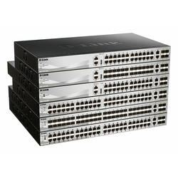 D-Link DGS-3130-30PS/E mrežni prekidač Upravljano L3 Gigabit Ethernet (10/100/1000) Podrška za napajanje putem Etherneta (PoE) Sivo