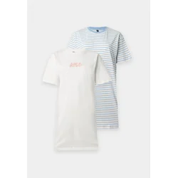 Hunkemöller Spalna srajca modra/staro roza/bela