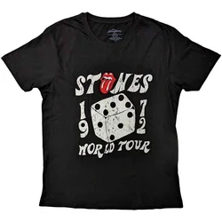 The Rolling Stones Dice Tour 72 Black L Majica