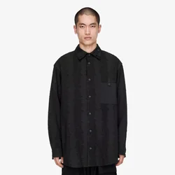 Srajca Y-3 Deco Stitch Long Sleeve Shirt Black S