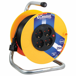 COMMEL Kablovska motalica PVC monofazna h05VV-f 3g1.5 25m