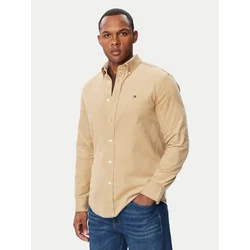 Tommy Hilfiger Srajca Solid MW0MW40486 Bež Regular Fit