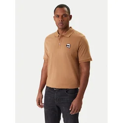 KARL LAGERFELD Polo majica 745710 561224 Bež Regular Fit