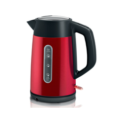 Bosch Designline TWK4P434 grelnik vode, 2400 W, 1,7 l, filter za vodni kamen, rdeč