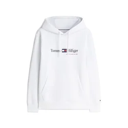 TOMMY HILFIGER Majica črna/bela