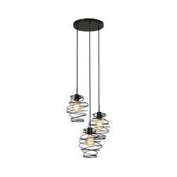Briloner 4870-035 - Luster na sajli 3xE27/60W/230V