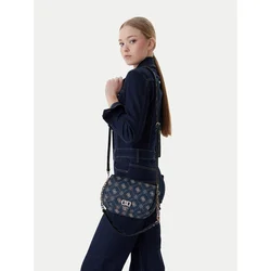 Ročna torba Guess Emelie Logo HWGP99 28200 Mornarsko modra