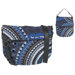 DESIGUAL torba za čez ramo BLUE FRIEND FOLDED