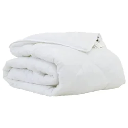 Vidaxl Odeja Bela 220 x 155 x 4 cm Poliester