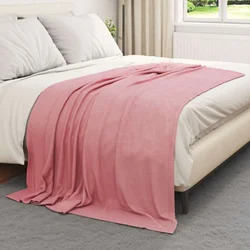 Pokrivači za bacanje 24 pcs Ružičasta 200 x 150 cm Runo
