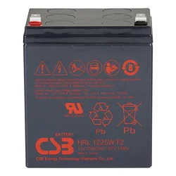 Backup Battery CSB HRL1225W F2 FR 12V, 5.9Ah, 130A