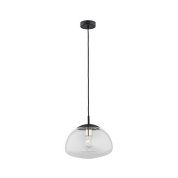 Argon 4332 - Luster na sajli TRINI 1xE27/15W/230V prečnik 30 cm crna