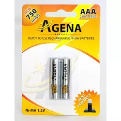 baterija AGENA Punjiva 1,2V NiMH(750 Ah), AAA