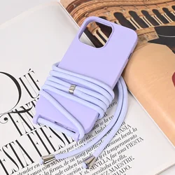 Maska za iPhone 13 Pro 6.1 Crossbody, Ljubičasta
