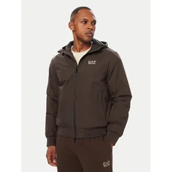 EA7 Emporio Armani Prehodna jakna 8NPB21 PNFZZ U6027 Temno rjava Regular Fit
