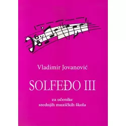Solfeđo III za srednju muzičku školu Vladimir Jovanović