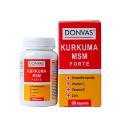 KURKUMA MSM forte DONVAS®, 60 kapsula