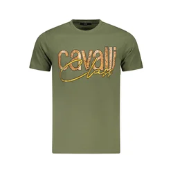 Cavalli Class Muška majica TXT61MJD060, Maslinasta