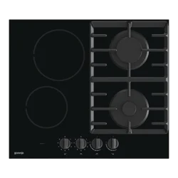 GORENJE Ugradna ploča GCE691BSC, Kombinovana, 4 zone kuvanja, Crna