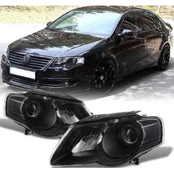 OEM Kristalni farovi VW Passat B6 (2005-2010), Crni