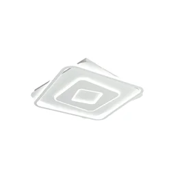 Brilagi - prigušiva LED stropna svetiljka IRIS LED/98W/230V 50x50 cm bela + daljinski upravljač