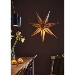 Markslöjd 705792 - Božićna dekoracija GLITTER 1xE14/25W/230V O 75 cm brončana