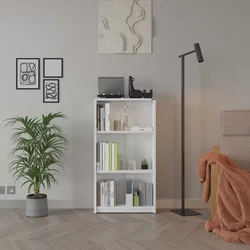 Hanah Home Polica za knjige Ktp-130-Bb-1, 58x106x23 cm, Bela