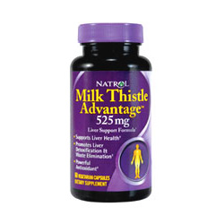 NATROL kapsule MILK THISTLE ADVANTAGE, 60kom