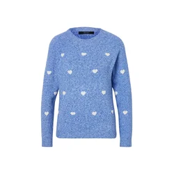 VERO MODA Pulover VMDOFFY progasto modra/bela