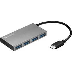 Sandberg USB-C na 4xUSB 3.0 Pocket Hub vozlišče