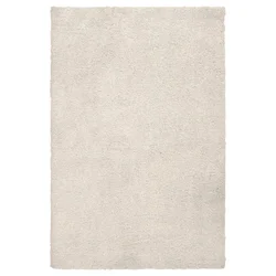 ÄRENDE Tepih, visoki flor, prljavobela, 160x230 cm