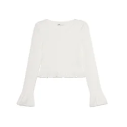 Cropp - Bluza s dezenom - white