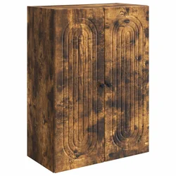 Ormar za montažu na zid Dimljeni hrast 66 x 34,5 x 90 cm