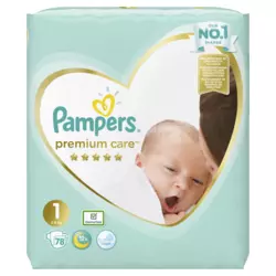 Pampers premium care pelene veličina 1 (2-5 kg) 78 kom