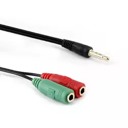 S BOX Kabl Audio 2 x 3,5 mm F / 1 x3,5 mm M, 0,2 m