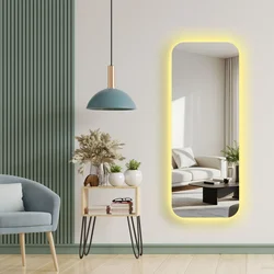 Hanah Home Ogledalo sa LED rasvetom Ledayna-003, 52 x 135 cm, Šareno