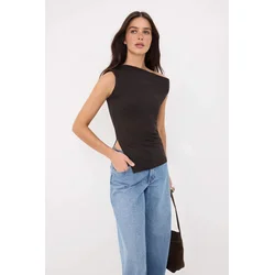 Trendyol Milla Ženska bluza, Braon