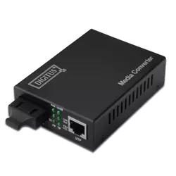 Digitus Professional Konvetor medija Digitus DN-82120-1 Multimode, 10/100/1000Base-T u 1000Base-SX, uklj. strujni adapter SC utičnica, do 0,5km 1000
