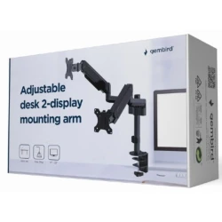 GEMBIRD Nosač za 2 monitora/ MA-DA2P-01/ 17-32
