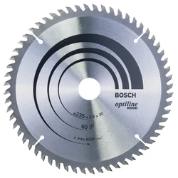 Bosch List kružne testere Optiline Wood 235 x 30/25 x 2,8 mm, 60 2608641192, 235 x 30/25 x 2,8 mm, 60
